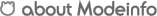 About Modeinfo